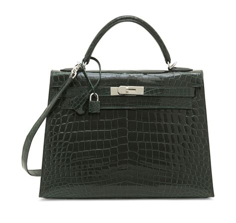 Hermes Vert Fonce Niloticus Crocodile Sellier Kelly 